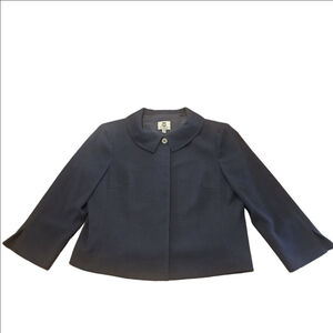 Women's RENFREW Vintage 90s Black Cropped Blazer Jacket Size 10